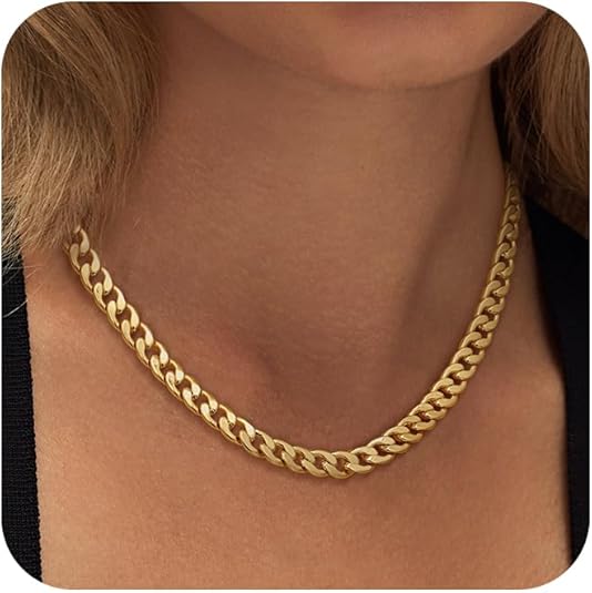 Leonor - Collana Chunky a Maglia Cubana