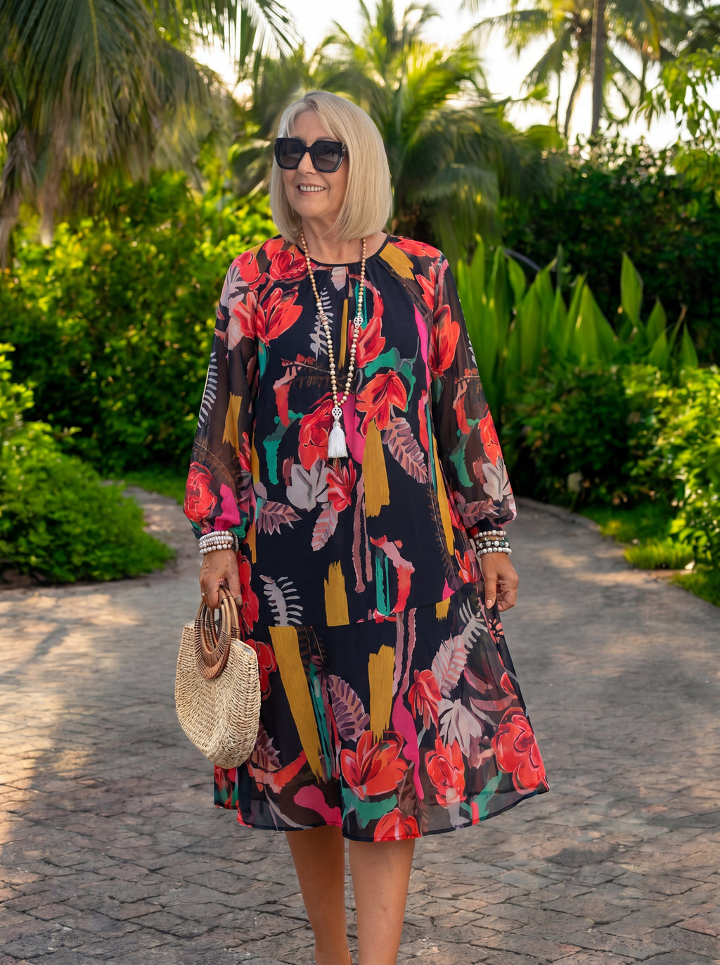 Florida – Vestido elegante de flores