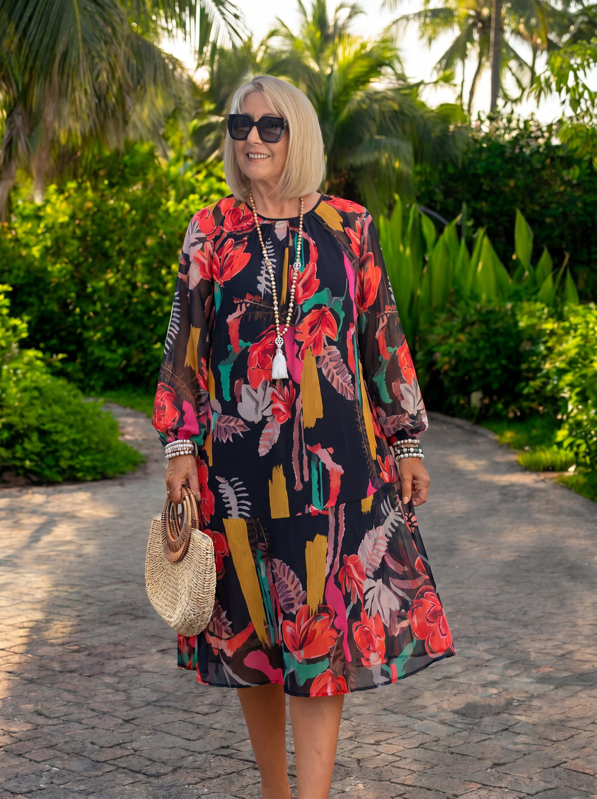 Florida – Vestido elegante de flores