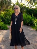 Auris – Vestido midi favorecedor