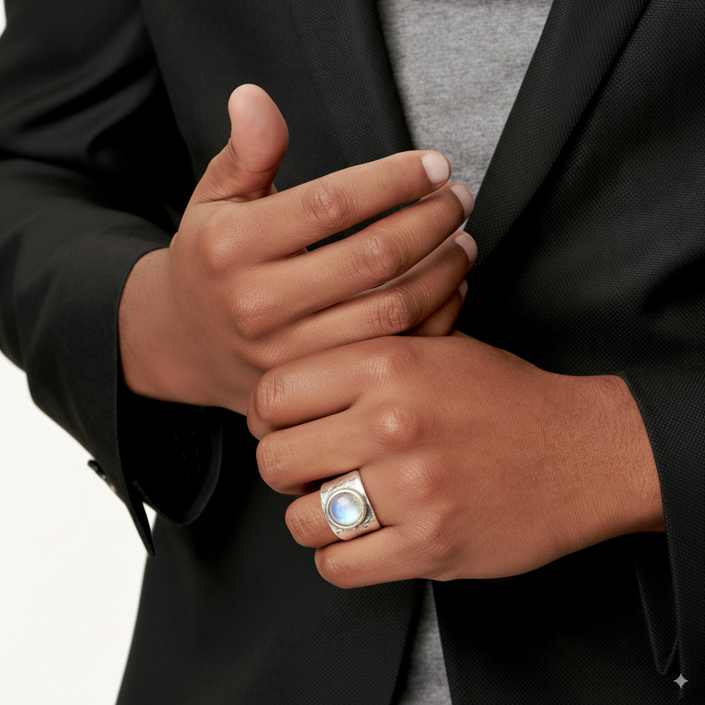 Reyes - Anello Boho con Pietra di Luna