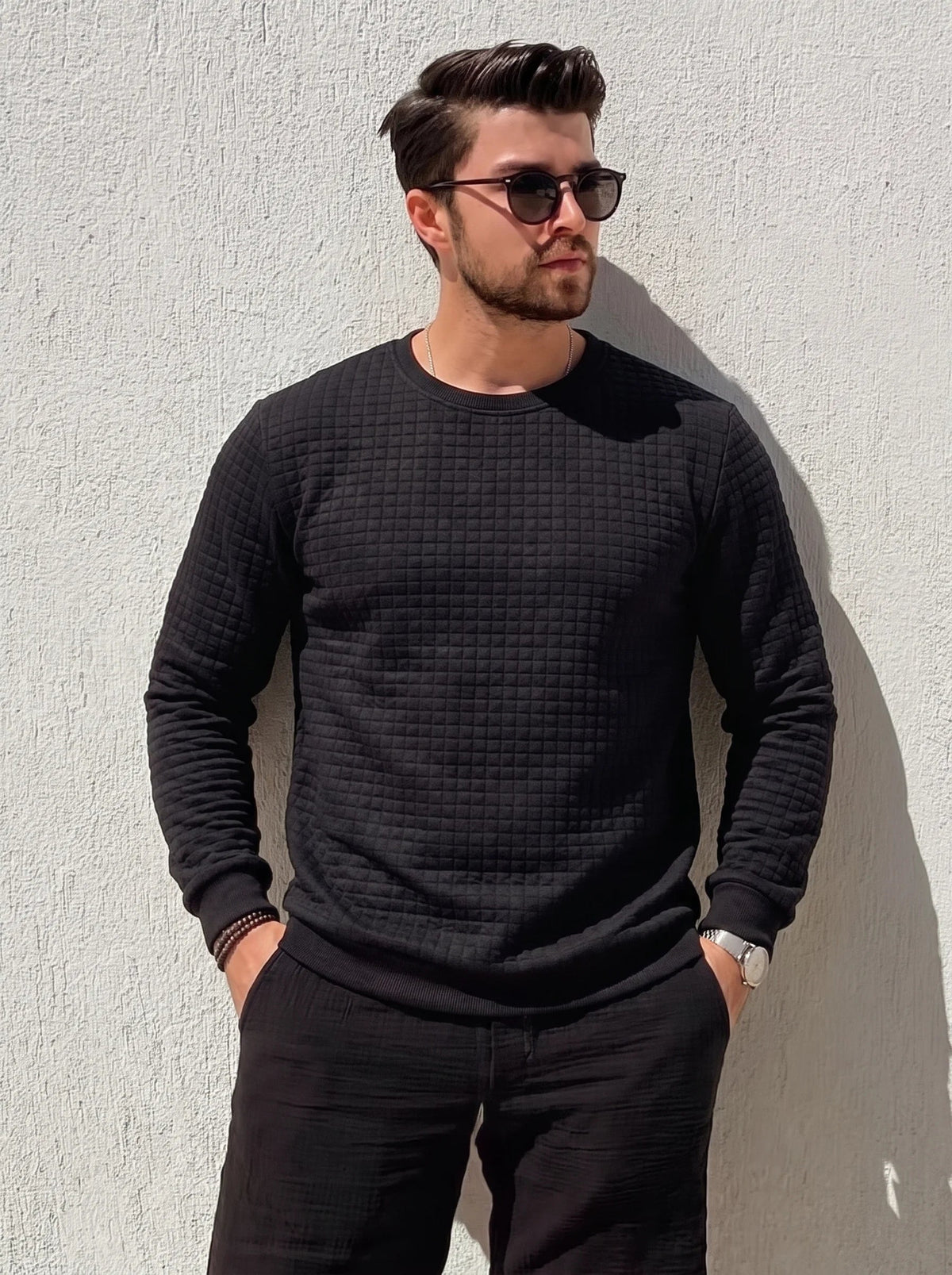 Maglione girocollo classico