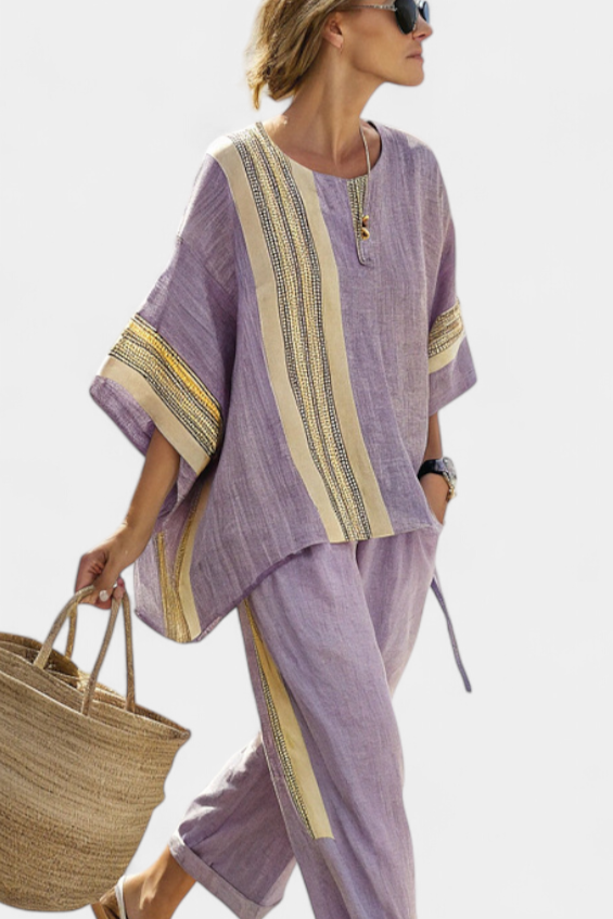 Jimena | Conjunto casual lavanda