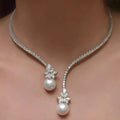 Valentina - Collana Elegante con Perle in Argento 925