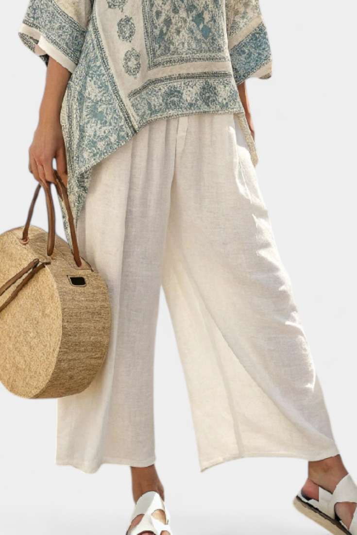 Daniela | Conjunto en lino mediterráneo