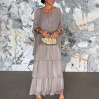 Lara – Elegante vestido largo y vaporoso