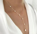 Remedios - Collana Vintage Elegante con Ciondolo e Perle